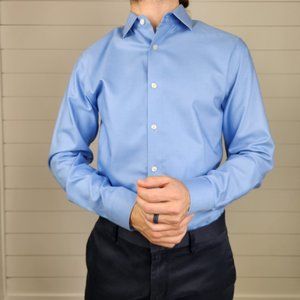 Banana Republic | Dress Shirt | Men's | Slim | Stretch | Small | Blue